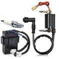 thumbnail image 1 of Ignition Coil CDI Spark Plug Kit Compatible with Kawasaki Bayou 300 KLF300C KLF300B 1988-2004, 1 of 5