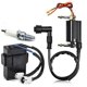 thumbnail image 1 of Ignition Coil CDI Spark Plug Kit Compatible with Kawasaki Bayou 300 KLF300C KLF300B 1988-2004, 1 of 5