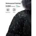 thumbnail image 5 of Wantdo Men's Recycled Big and Tall Thicken Coat Warm Winter Quilted Parka Jacket with Faux Fur Lined Hood Dark Gray 4XL, 5 of 9