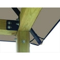 thumbnail image 4 of Riverstone Industries 14 ft. sq. ACACIA Gazebo Roof Framing and Mounting Kit Linen, 4 of 4