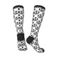 thumbnail image 5 of Lsque Happy Soccer Printed Crew Socks Men's Women's LightWeight Thin Casual Calf Socks ,Knee High Socks,Cotton Socks, 5 of 9