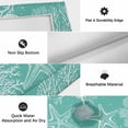 thumbnail image 5 of Teal Coastal Outdoor Rug 4x6 Ft, Non Slip Washable Area Rug, Starfish Coral Summer Beach Ocean Patio Rugs Carpet Runner, Large Floor Mat for Indoor/Outdoor Deck Porch Camping, 5 of 8