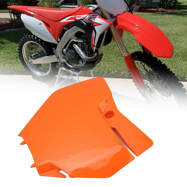 Motorcycle Front Number Plate, KIMISS ABS Plastic Motorcycle Name Plates Cover Universal License Number Plate For EXC 150 250 300 TPI 2020 To 2022