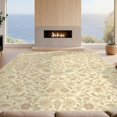 thumbnail image 2 of Design&I 8'x10' Ultra Soft Area Rug, Beige Boho Vine Motif Symmetrical Farmhouse Vintage Dining Table None Fluffy Washable Non Shedding for Bedroom Living Room Under Sectional, 2 of 7