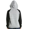 thumbnail image 3 of Doublju Women's Casual Lace Up Pullover Pocket Hoodie With Plus Size, 3 of 5