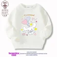thumbnail image 1 of Sanrioed-Jersey de manga larga con cuello redondo para niños, sudaderas con capucha de dibujos animados, ropa de moda, regalo para niños, Cinnamoroll Kuromi, 1 of 5