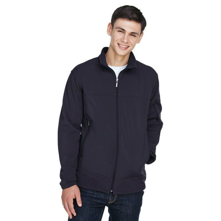 The Ash City - North End Men's Three-Layer Fleece Bonded Performance Soft Shell Jacket - MIDN NAVY 711 - M