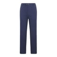 thumbnail image 5 of Ernkv Straight Leg Pants for Men Solid Color Soft Pockets Relaxed Fashion Fall Spring Trousers Comfy Lounge Casual Elastic Waist Full Length Pants Navy M, 5 of 9