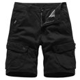 thumbnail image 1 of Mens Cargo Shorts Buttons Summer Outdoor Hiking Multi-pocket Work Utility Pants, 1 of 3