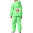 thumbnail image 6 of Preppy Trendy Cheetah Print Bow Hoodie & Sweatshirt - 2 Piece Fall Outfit for Teen Girls, 6 of 7