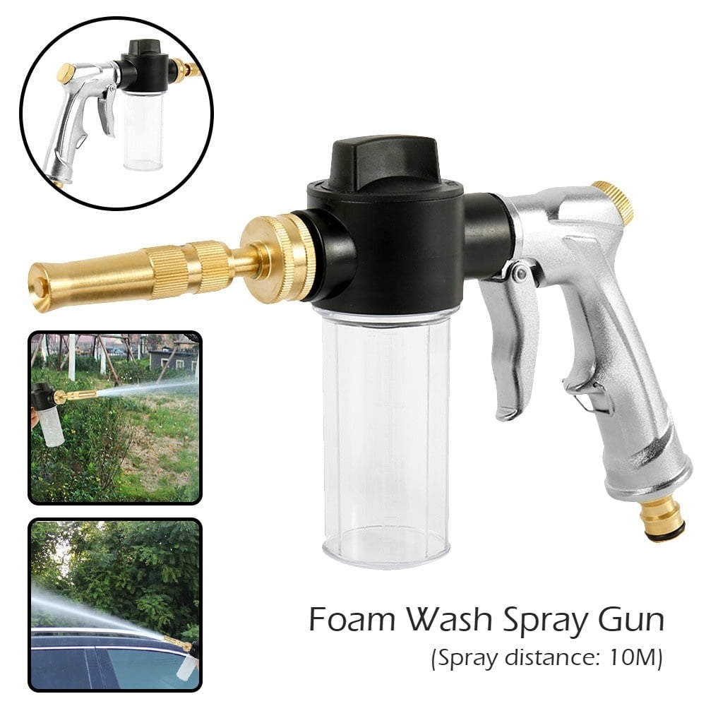 E2DC Water Gun Car Foamer Wash Bottle Pressure Washer Gun Sprayer Maintenance 