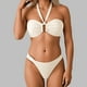 thumbnail image 1 of WILLBEST Trajes de Baño Para Mujer de Dos Piezas, Conjuntos de Tankini Para Verano, E Bikini de Cuello Alto, Conjunto de Dos Piezas Para Días de Playa y Piscina, 1 of 6