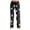 Black, variant on WTOBBY Women's Holiday-Themed Anime Pajama Pants, Sleepwear with Elastic Waist for Casual Wear, Straight Leg Trousers for Yoga and Christmas Print Design for Cozy Home Use,Black L