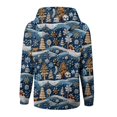 thumbnail image 5 of Women Lined Plush Sweat Jacket With Hood Autumn Winter Warm Hooded Jacket Loose Coat Pockets Large Sizes Hoodie Sweatshirt, 5 of 7