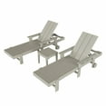 thumbnail image 5 of WestinTrends 2pcs of Shoreside Poly Reclining Chaise Lounges with Side Table for Outdoor, Patio, Garden,Sand, 5 of 10