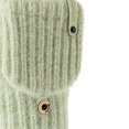 thumbnail image 4 of Mooqilaa Girls Winter Gloves Size 3-8 Years, Fingerless Warm Flip Top Outdoor Knitted Gloves for Cold Weather Green, 4 of 4