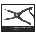 thumbnail image 5 of Fish Lip Clamps Clamp Fishing Flat Tweezers Tackle Tool Controllers Grippers Skidproof Pliers, 5 of 5