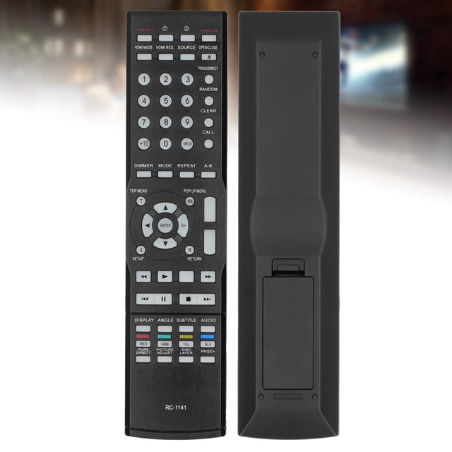 Controlador de Reproductor de DVD, Bajo Consumo de Energía Fácil de Agarrar Pequeño Resistente Al Desgaste Fácil de Operar Control Remoto simple para DBP-A100