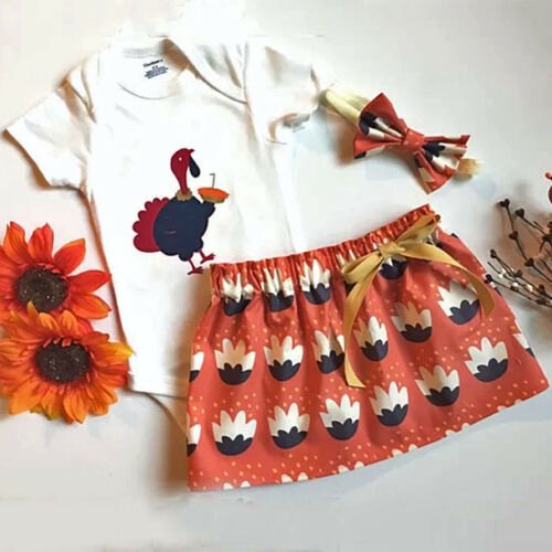 Calsunbaby - Thanksgiving Day Kid Baby Girl Romper Dress ...
