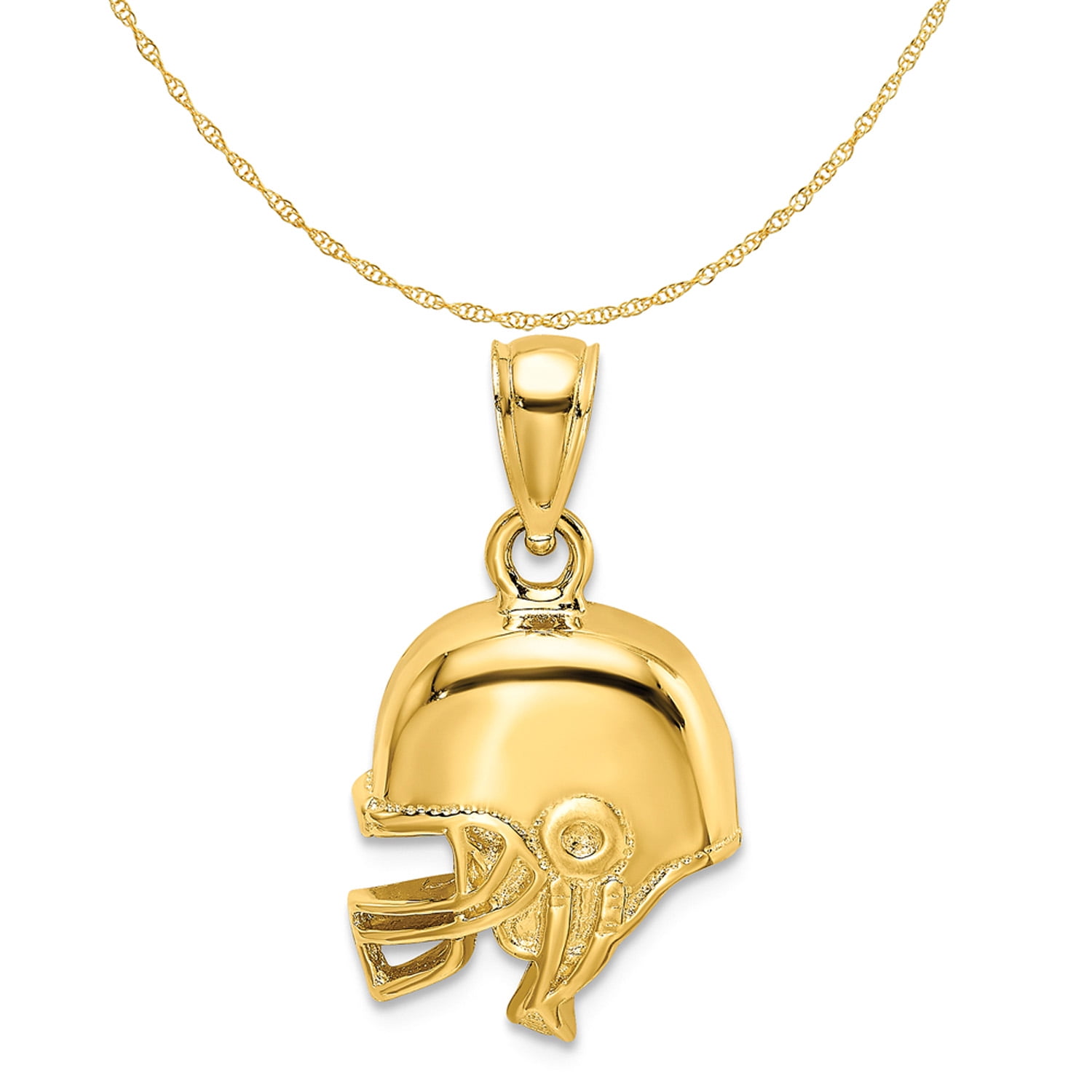 Pittsburgh Steelers 3/4in 14k Helmet Pendant JJNFL23318