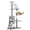 Grey, variant on PawHut 53" Cat Tree Tower with Condo, Large Kitten Activity Centre, Beige