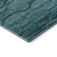 thumbnail image 3 of Addison Rugs Mayfield Premium Machine Washable Transitional Gradient Turquoise Rectangle Rug, 10' X 14' Machine Washable Transitional Gradient Turquoise Oversized Sherpa Throw Blanket, 3 of 6