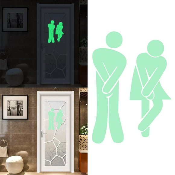 Sentmoon Sales Items for the Day Glow-in-the-dark Switches Sticker Toilet Sticker Fluorescent Wall Sticker Toilet Decoration Sticker Deals Flyer