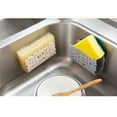 Axio Sponge Holder with Suction Cup Sink Organizer Plastic Soap