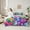 Blue Pink Orange, variant on Castle Fairy Children Cartoon Axolotl Bedding Comforter Set,Salamander King Bedding Sets