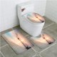 thumbnail image 1 of ABPHQTO Panorama amanecer tropical Juego de alfombras de baño de 3 piezas Alfombra de baño Alfombra de contorno y tapa de inodoro, 1 of 2