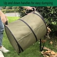 thumbnail image 2 of Camping Trash Can, Pop-Up Trash Can/Recycle Bin, Reusable Yard Waste Bags/Lawn Bags/Leaf Bags, Car Garbage Can, Foldable Camping Recycling Bin 2-Pack (Green10gallons), 2 of 14
