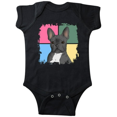 

Inktastic Blue French Bull Dog Gift Baby Boy or Baby Girl Bodysuit