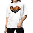 thumbnail image 2 of Officially Licensed Fanta Fantasmic Haunt Spiderweb Theme Women's T-shirt, 2 of 3