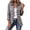 Black_01, variant on Womens Ruffled Gingham Plaid Blazer Jacket Lapel Collar Long Sleeve Vintage Single Breasted Outerwear Orange M