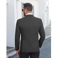 thumbnail image 3 of COOFANDY Mens Suit Blazer Classic Fit Casual Business Summer Sports Jacket Two Button, 3 of 5