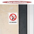 thumbnail image 3 of FESTFENDS 6Pcs No Smoking Sign Sticker Durable PVC Adhesive Warning Label for Public and Business Areas, 3 of 8