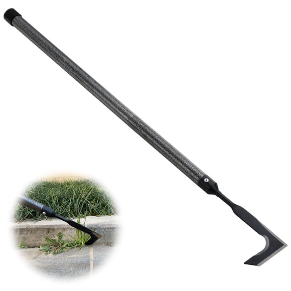 Crack Weeder, 44 Inch Long Manual Crevice Weeding Tool Weed Puller for Sidewalk Paver Deck Boards Weed Removal, Heavy Duty Gardeni