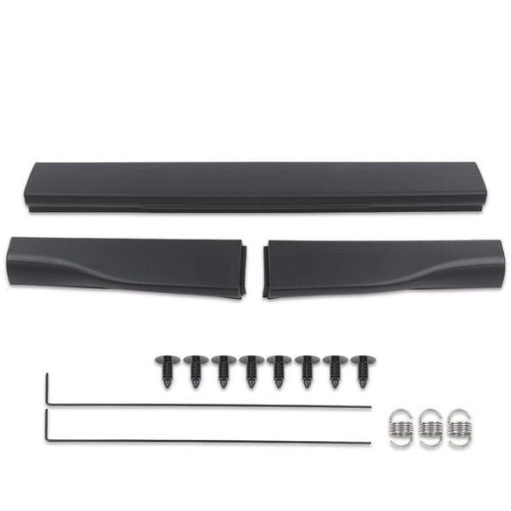 Tailgate Molding Flexible Step Trim 3PCS Compatible with Ford Super Duty F350 F250 2008 2009 2010 2011 2012 2013 2014 2015 2016