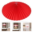 thumbnail image 1 of Minkissy 1Pcs Cloth Drum Lamp Shade Red Light Cover Rustic Style for Living Room, 1 of 5