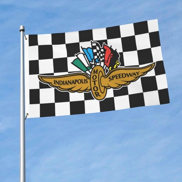 Bandera VIMITEAMER Indy 500 91x152 cm Poliéster