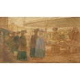 thumbnail image 3 of Jalmari Ruokokoski 14x10 Black Modern Framed Museum Art Print Titled - Market Square Scene (1907), 3 of 5
