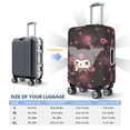 thumbnail image 5 of Kuromi and My Melody Travel Luggage Cover Suitcase Protector Anti Scratch Suitcase Cover Washable Baggage Covers, 5 of 7