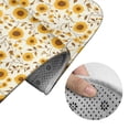 thumbnail image 5 of Xecao Brown Leaf Sunflower 2-Piece Vintage Seamless Anti-Skid Mat Set, featuring a stylish pattern for a safe and elegant toilet rug experience, 5 of 6