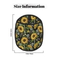 thumbnail image 3 of Naloa Sunflowers Silicone Pot Holders, Oven Mitts Heat Resistant Hot Pads, Non Slip Pot Holder for Kitchen Baking and Cooking 9.4 x 7.5 Inches, 3 of 7