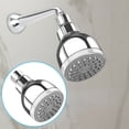 thumbnail image 2 of Cabezal de Regadera Premium de 3 Pulgadas para Duchas de Bajo Flujo - Alcachofa de Ducha de Lluvia con Aumento de Presión y Ahorradora - Rótula Giratoria de Metal - Baja y Alta Presión ShuxiuWang  1327537101222, 2 of 5