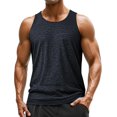 thumbnail image 1 of AIR-Men's Tank Tops Quick Dry Sleeveless Workout Muscle Shirt Athletic Bodybuilding Gym Performance Tee Shirts, 1 of 4