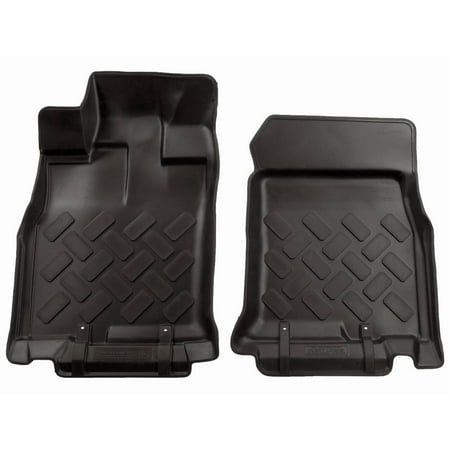 Husky Liners Classic Style Floor Mats | Fits 2011 - 2014 Toyota FJ Cruiser w/ Automatic Transmission | Front Row, 2-pc Black - 35961