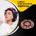thumbnail image 3 of Capó de pelo de ancho de ala de bronceado cabeza de baño bufanda tapa de dormir de moda softness sombrero turbans cabeza cubierta de pelo envolturas para las mujeres de la hoja de dormir Scienceny AP008211-09, 3 of 6