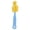 Blue, variant on 1 PCS Milk Bottle Nipple Brushes,Heavy-Duty Nipple And Tumbler Cleaning Brushes,1.46x5.51 inch Sponge Cleaner Scrubber Tools for Wide Mouth Bottles,Kitchen Sink Use, Travel
