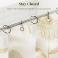 thumbnail image 4 of 12 Pcs Shower Curtain Rings, Shower Curtain Hooks Rust Proof Shower Rings for Curtain, Black Snap Joint Shower Curtain Clips, 4 of 8